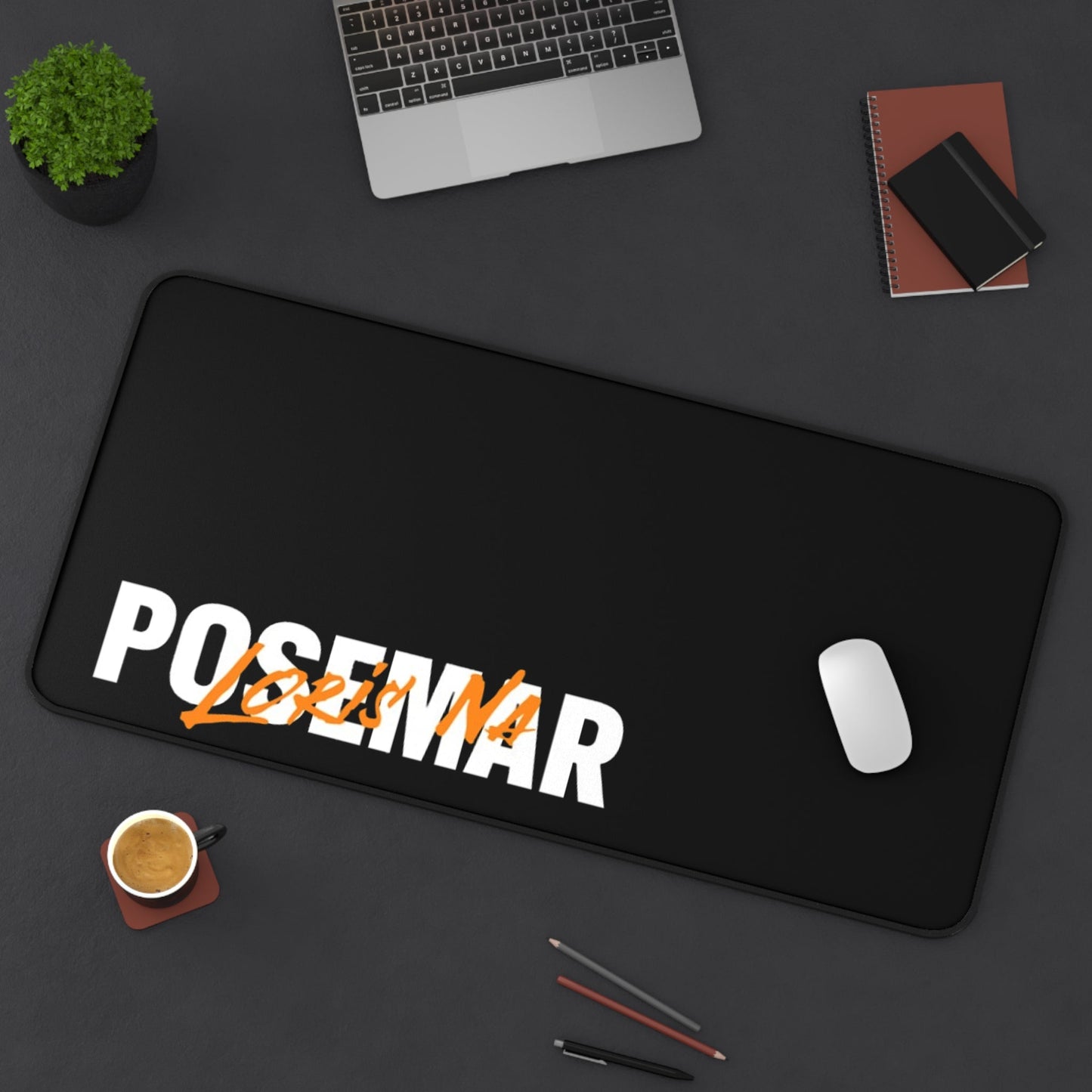 Pose Mar Loris On Desk Mat Printify