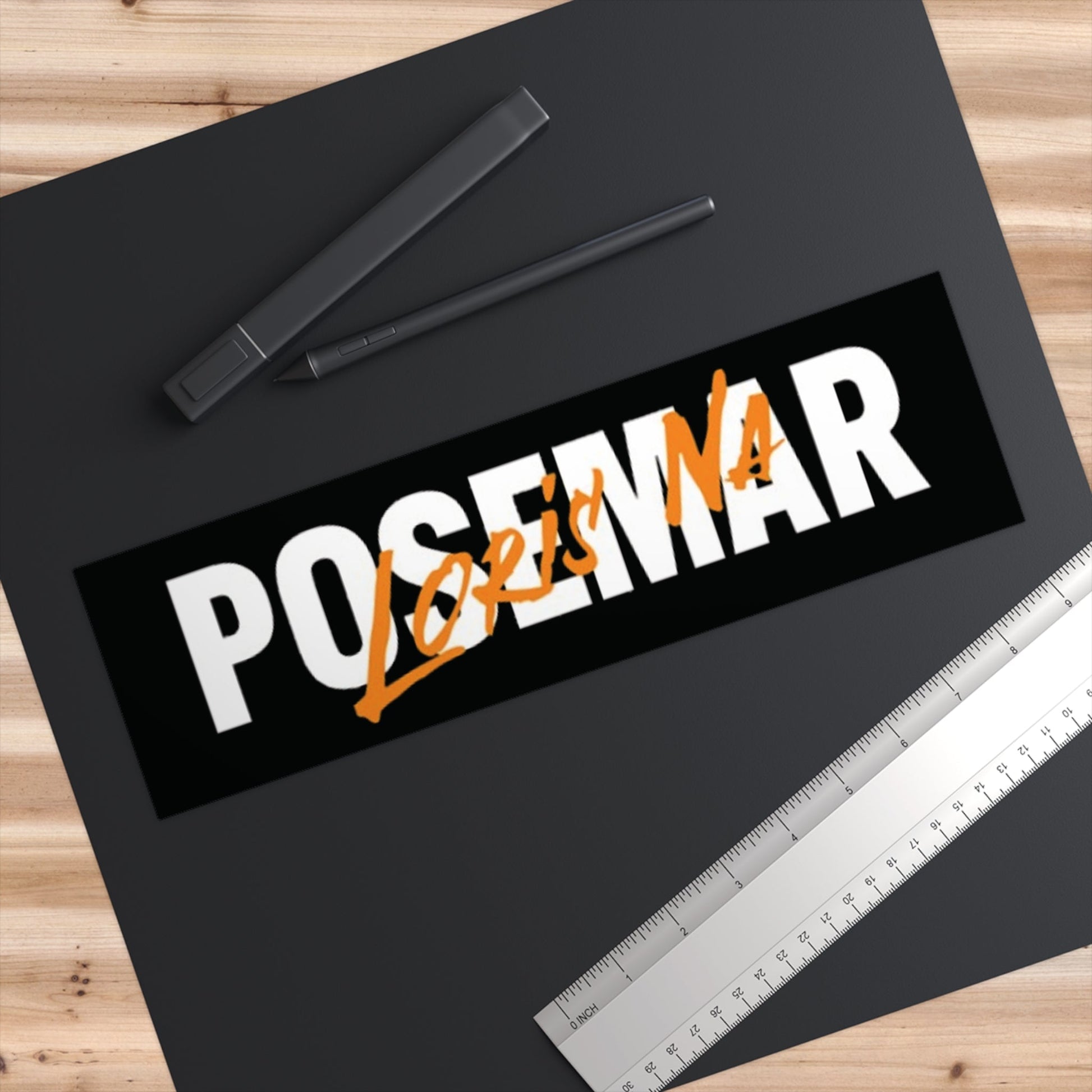 PoseMar LorisNa Bumper Stickers Printify