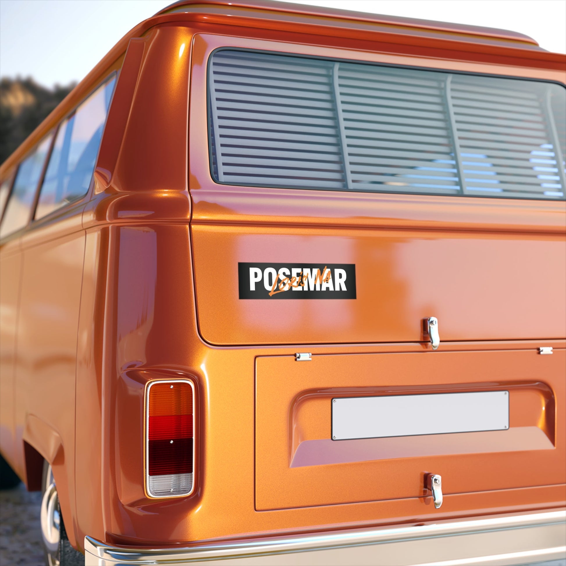 PoseMar LorisNa Bumper Stickers Printify